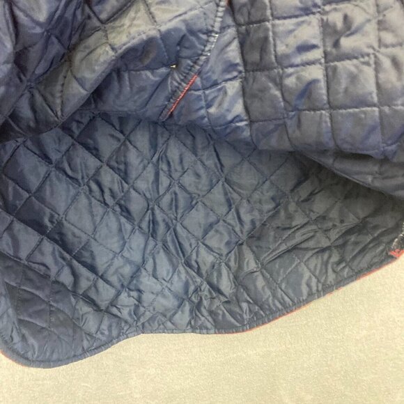 VTG 90s Outdoor Exchange Flannel Shacket Jacket Mens Medium M Plaid Quilted Red - Picture 10 of 16